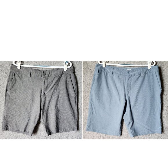 Lot of 2 Hang Ten Quick Dry Stretch Lightweight Hybrid Shorts Size 36 - Picture 1 of 16